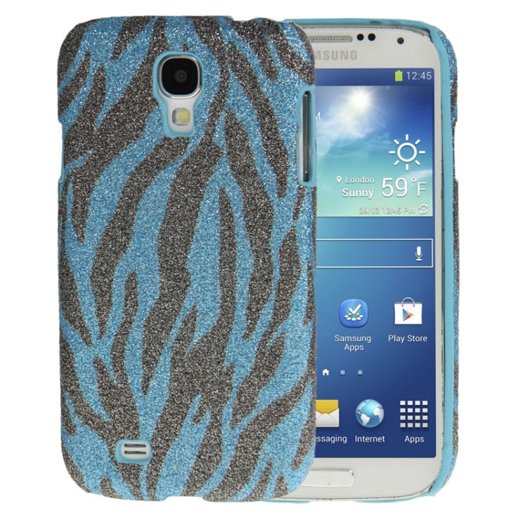 Crystal Frosted Zebra Pattern Plastic Case for Galaxy S IV / i9500