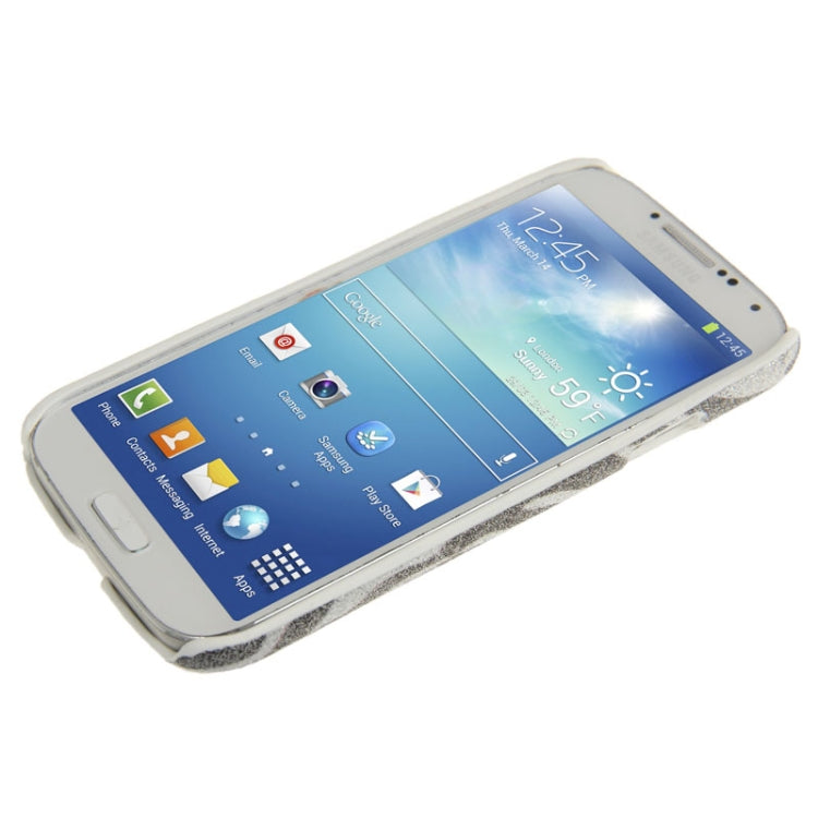 Crystal Frosted Zebra Pattern Plastic Case for Galaxy S IV / i9500
