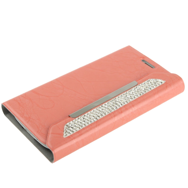 Wallet Style Diamond Encrusted Roots Texture Horizontal Flip Leather Case for Galaxy SIII / i9300