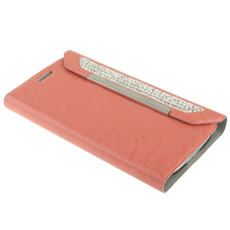 Wallet Style Diamond Encrusted Roots Texture Horizontal Flip Leather Case for Galaxy SIII / i9300