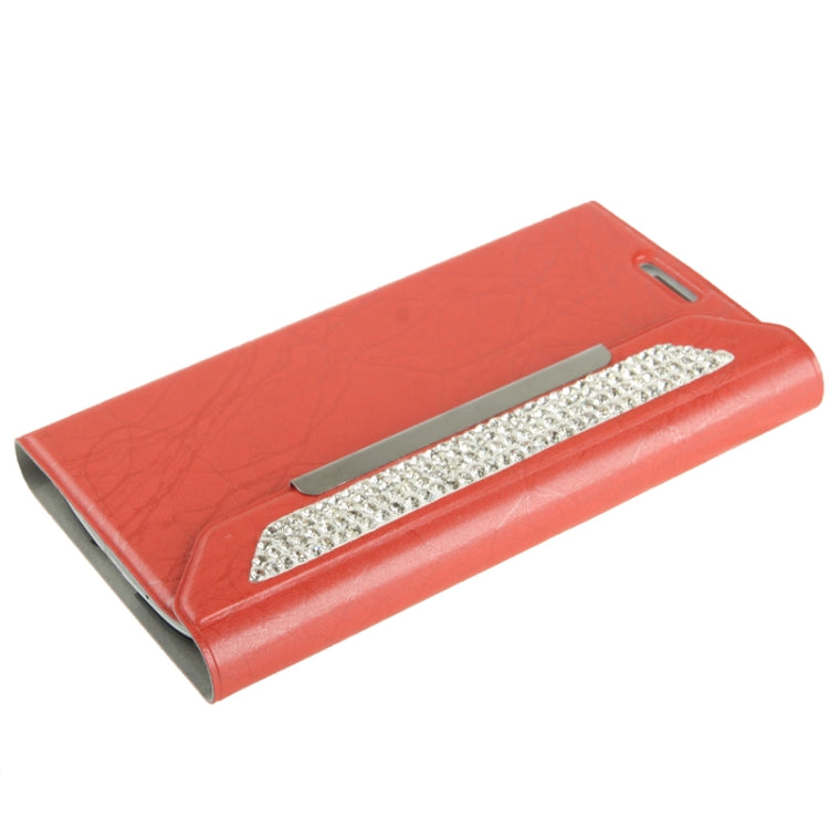 Wallet Style Diamond Encrusted Roots Texture Horizontal Flip Leather Case for Galaxy SIII / i9300