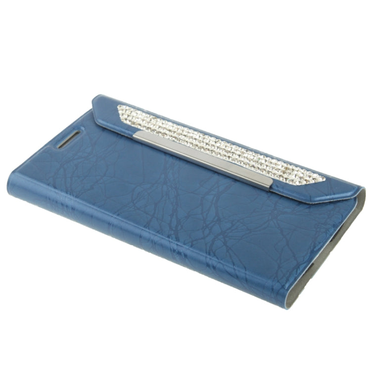 Wallet Style Diamond Encrusted Roots Texture Horizontal Flip Leather Case for Galaxy SIII / i9300