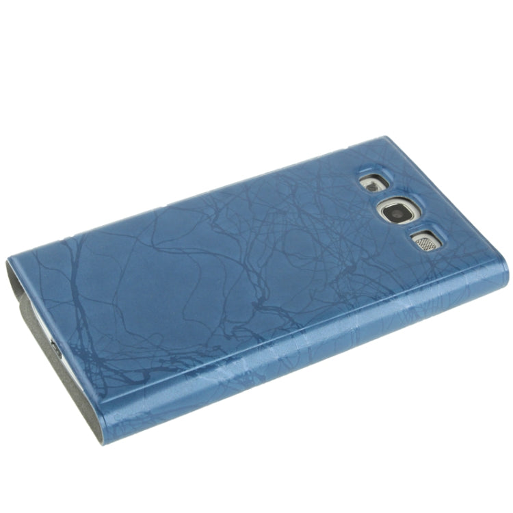 Wallet Style Diamond Encrusted Roots Texture Horizontal Flip Leather Case for Galaxy SIII / i9300