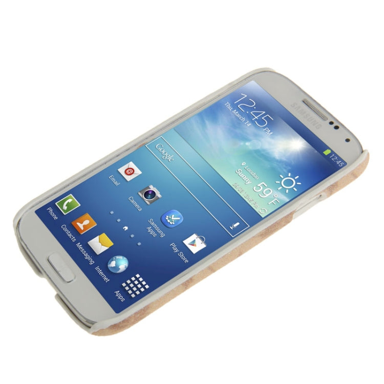 Crystal Frosted Maple Leaves Pattern Plastic Case for Galaxy S IV mini / i9190