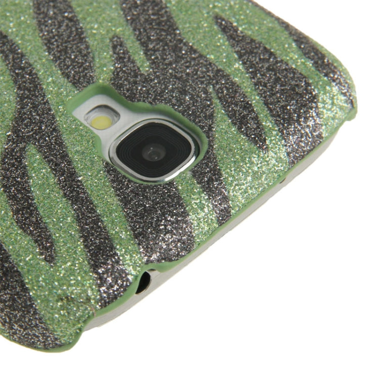 Crystal Frosted Zebra Pattern Plastic Case for Galaxy S IV mini / i9190