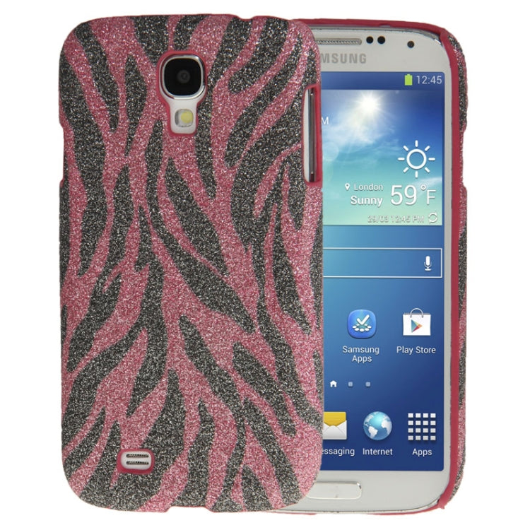 Crystal Frosted Zebra Pattern Plastic Case for Galaxy S IV mini / i9190