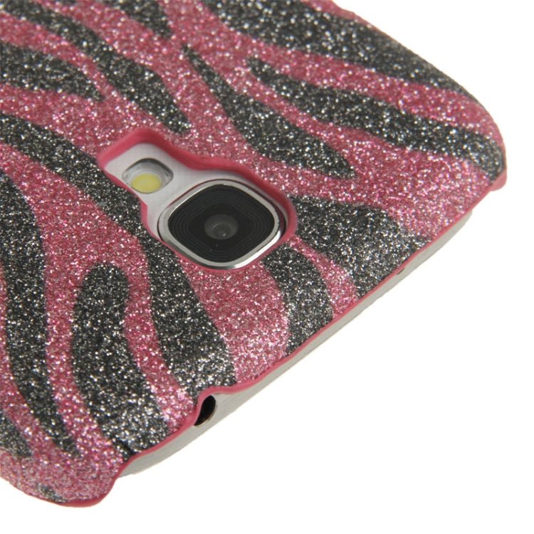 Crystal Frosted Zebra Pattern Plastic Case for Galaxy S IV mini / i9190
