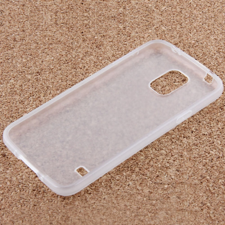 Smooth Surface Translucent TPU Case with Frosted Inner Layer for Galaxy S5 / G900 (White)