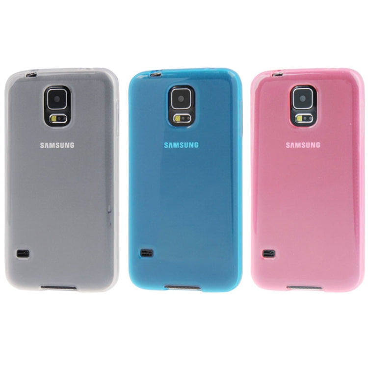 Smooth Surface Translucent TPU Case with Frosted Inner Layer for Galaxy S5 / G900 (White)