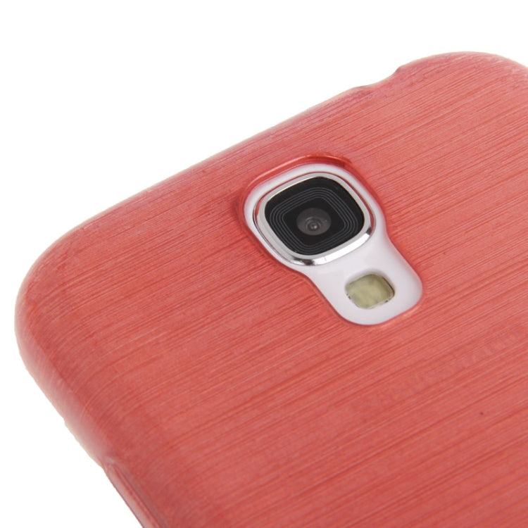 Brushed Texture TPU Protective Case for Galaxy S IV / i9500