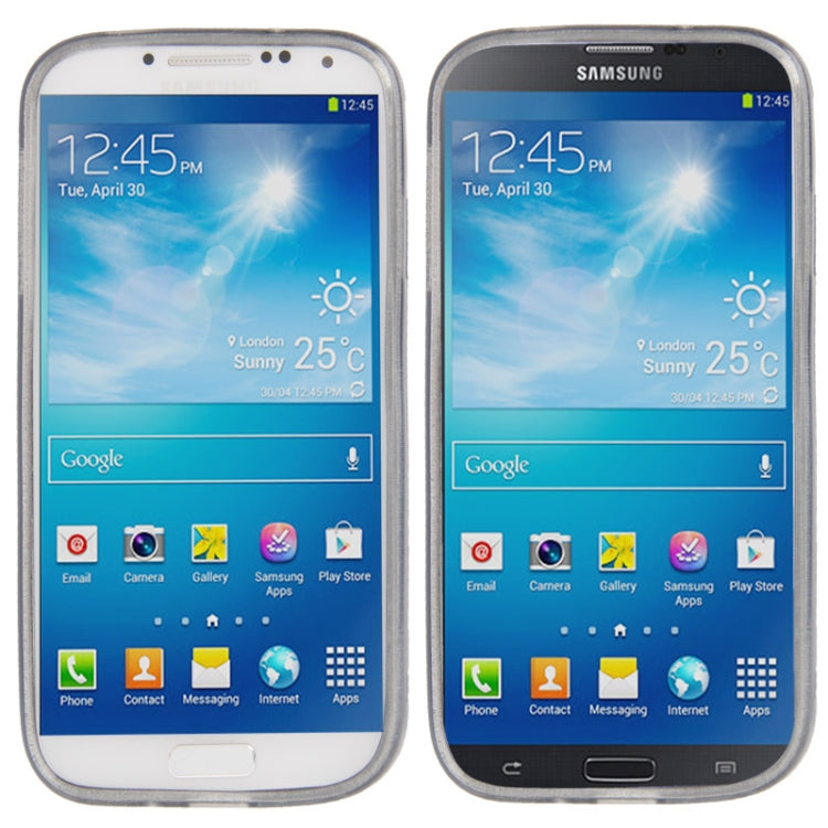 Brushed Texture TPU Protective Case for Galaxy S IV / i9500