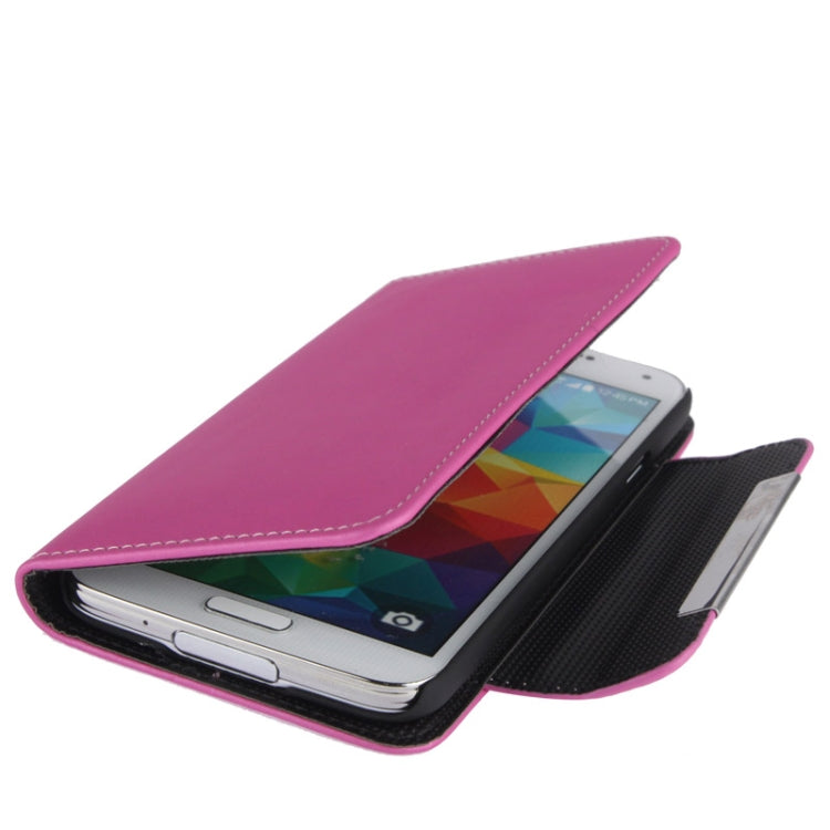 Flip Frosted Leather Case with Card Slots & Lanyard for Galaxy S5 / G900