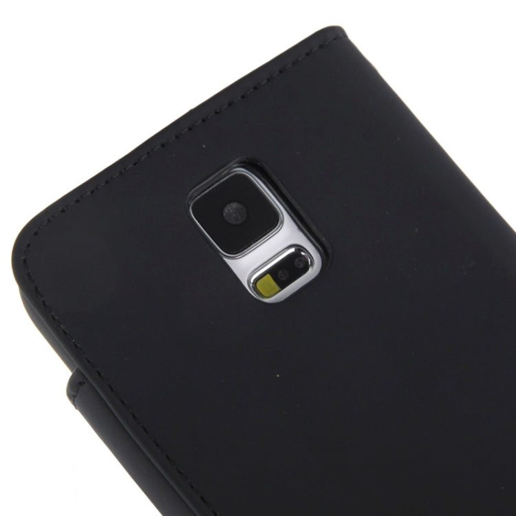 Flip Frosted Leather Case with Card Slots & Lanyard for Galaxy S5 / G900