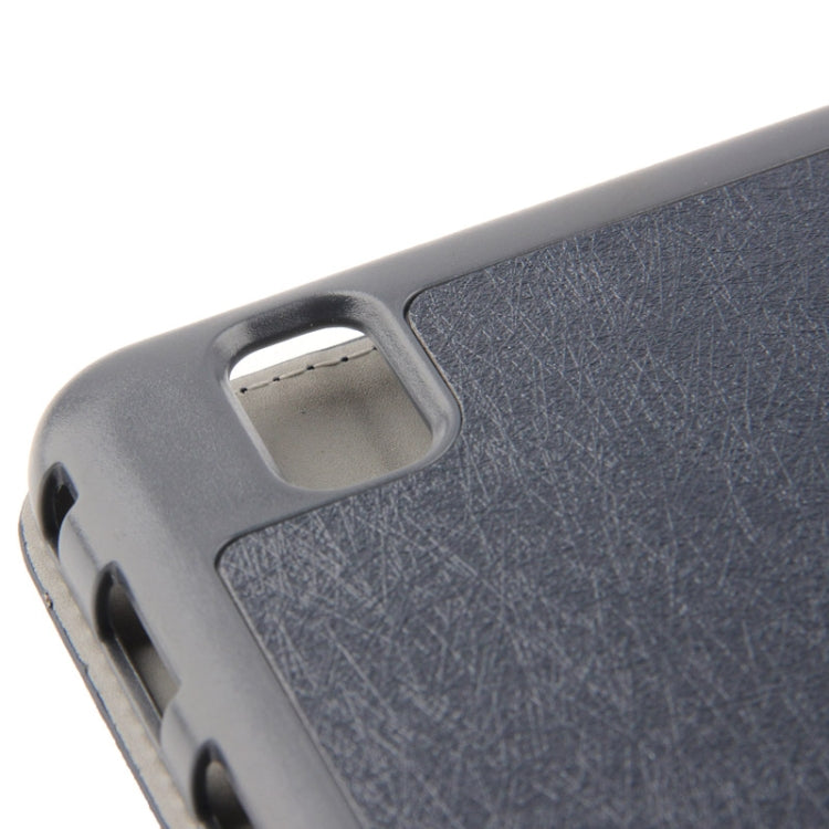 3-folding Hairline Texture Leather Case with Holder for Galaxy Tab Pro 8.4 / T320
