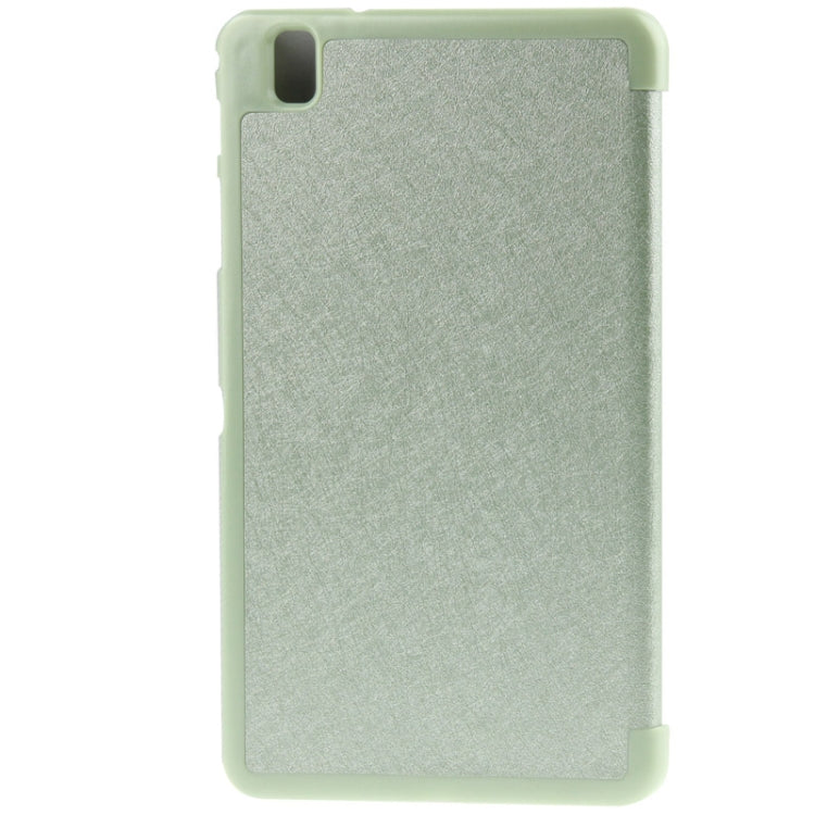 3-folding Hairline Texture Leather Case with Holder for Galaxy Tab Pro 8.4 / T320