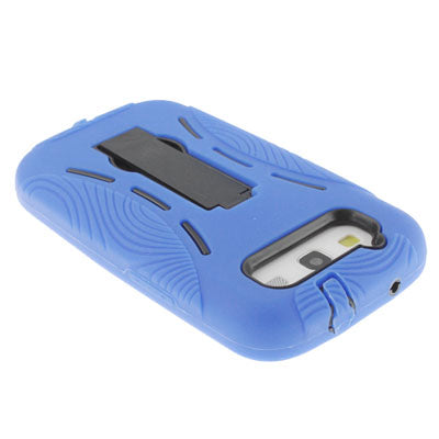 Silicone Case + Plastic Case with Holder for Galaxy SIII / i9300