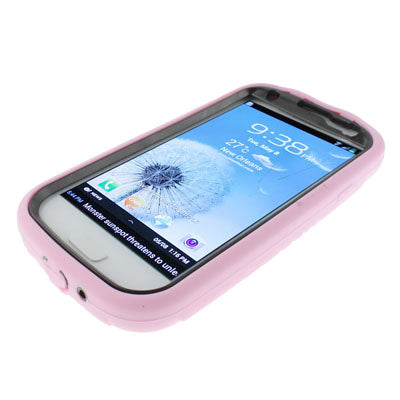 Silicone Case + Plastic Case with Holder for Galaxy SIII / i9300