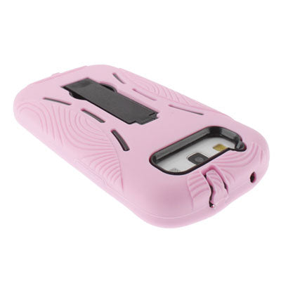 Silicone Case + Plastic Case with Holder for Galaxy SIII / i9300