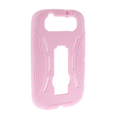Silicone Case + Plastic Case with Holder for Galaxy SIII / i9300