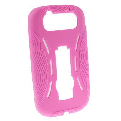 Silicone Case + Plastic Case with Holder for Galaxy SIII / i9300