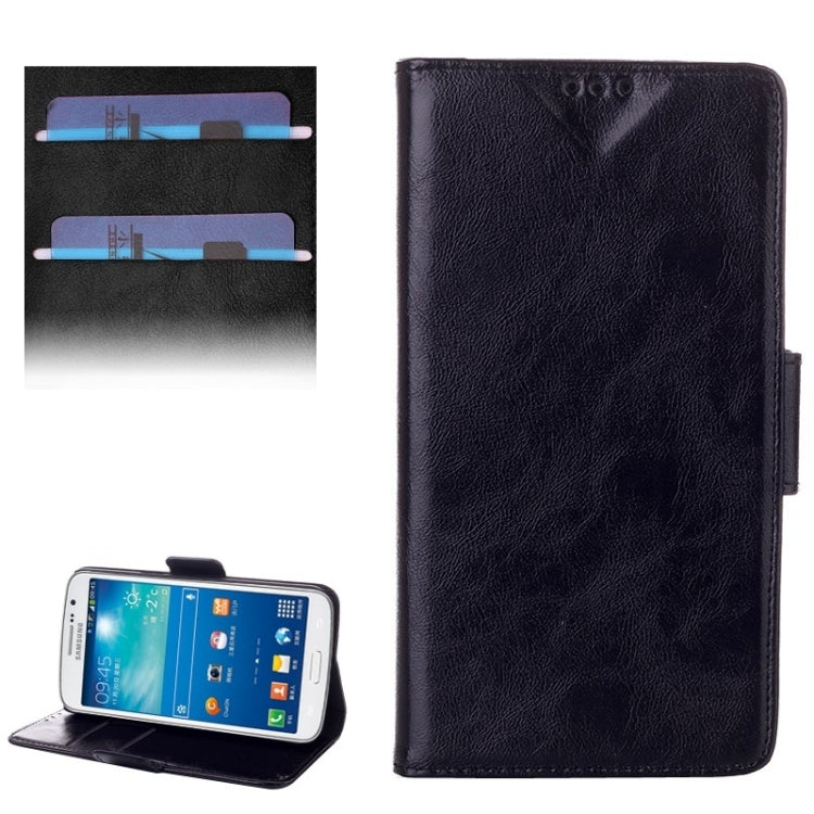 Oil Leather Case with Credit Card Slot & Holder for Galaxy Grand 2 / G7106