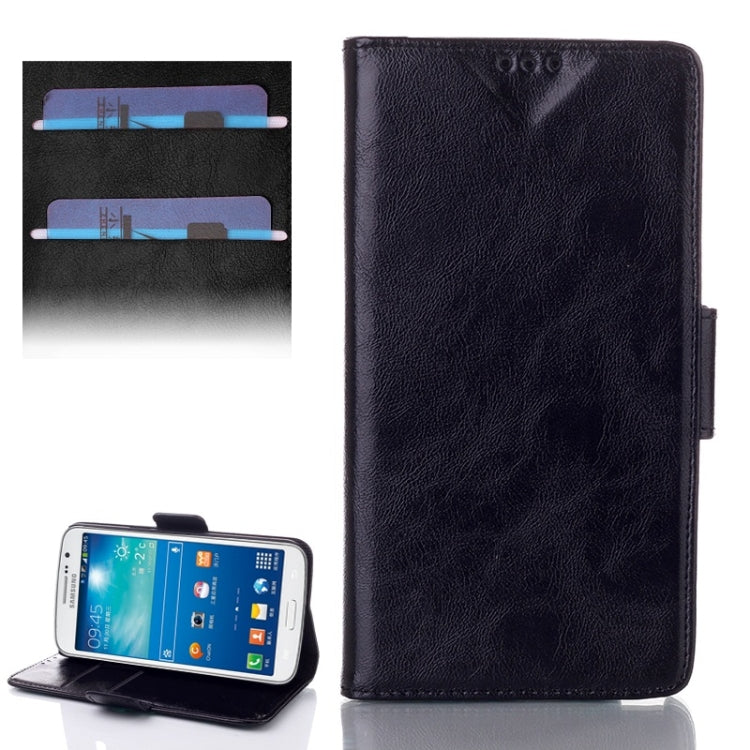 Oil Leather Case with Credit Card Slot & Holder for Galaxy Grand 2 / G7106