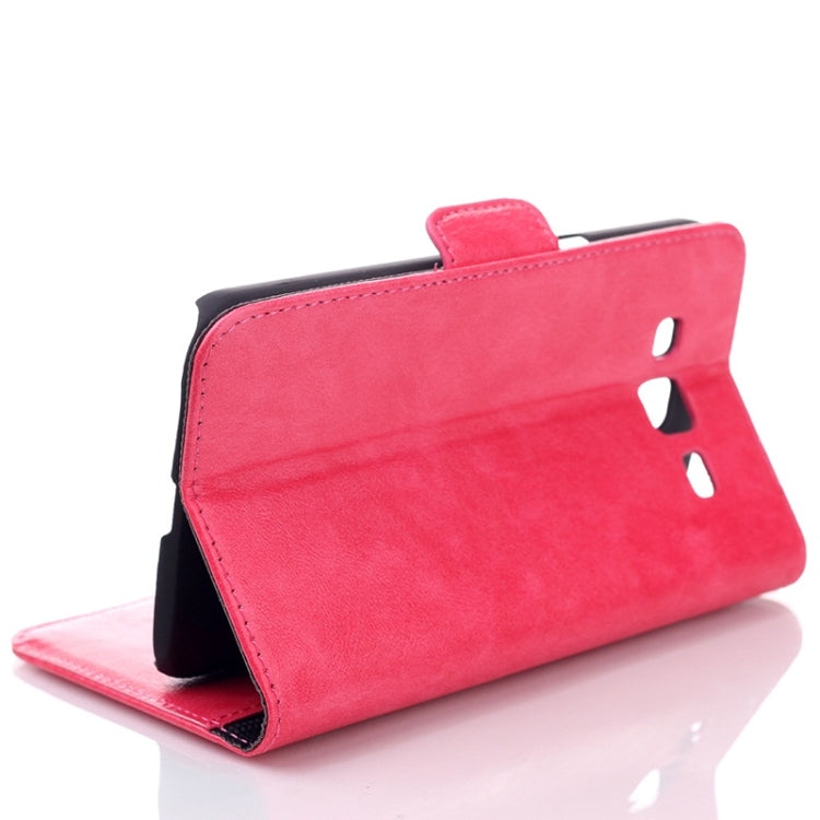 Oil Leather Case with Credit Card Slot & Holder for Galaxy Grand 2 / G7106