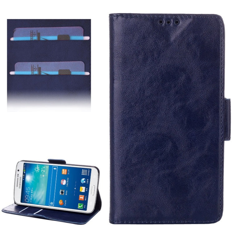 Oil Leather Case with Credit Card Slot & Holder for Galaxy Grand 2 / G7106