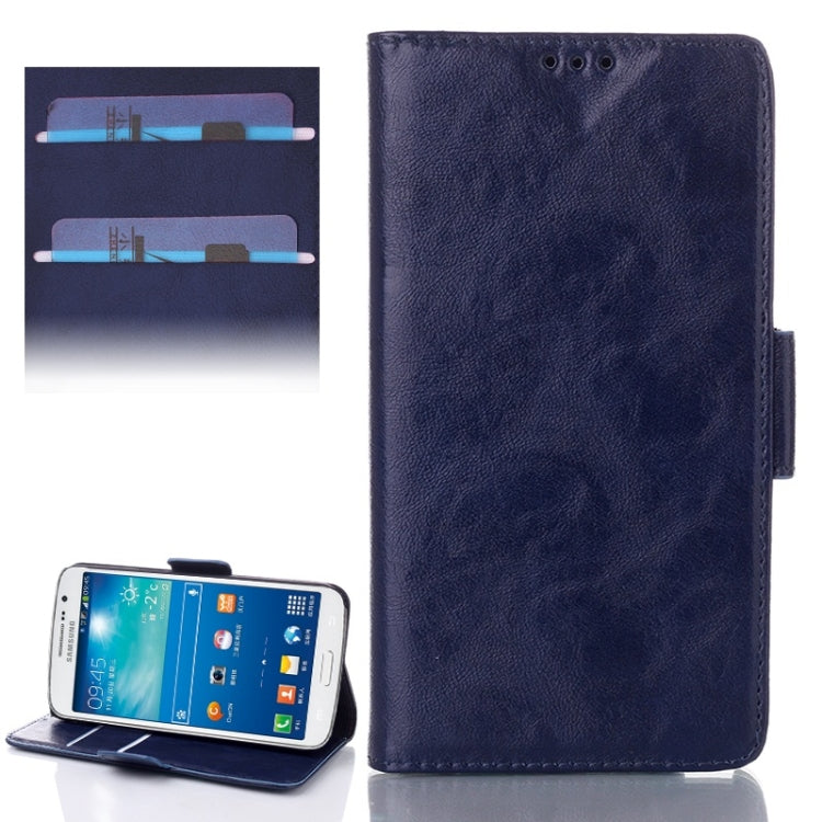Oil Leather Case with Credit Card Slot & Holder for Galaxy Grand 2 / G7106