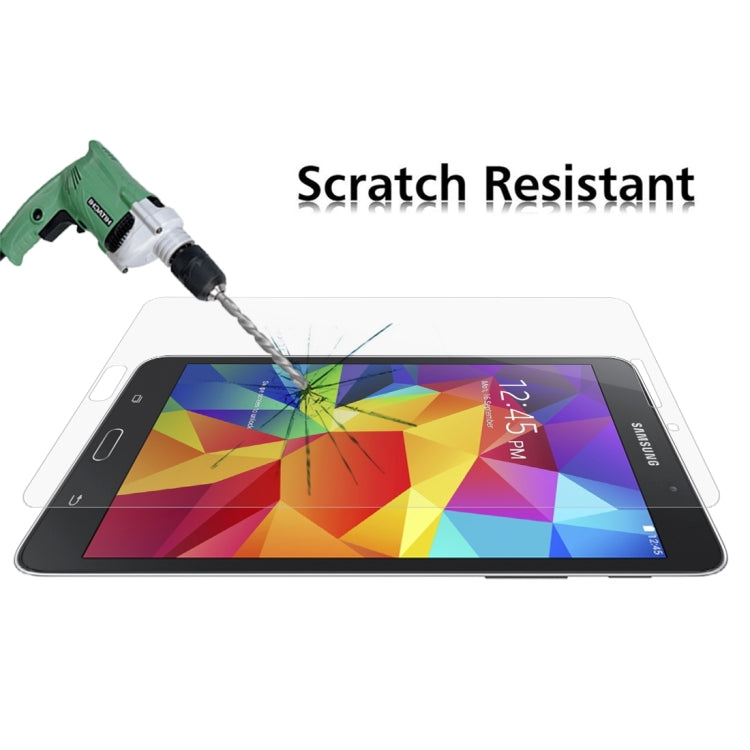 100 PCS 0.4mm 9H+ Surface Hardness 2.5D Explosion-proof Tempered Glass Film for Galaxy Tab 4 7.0 / T230 / T231 / T235