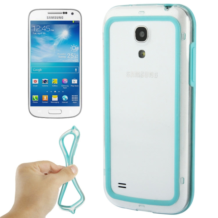 Transparent Plastic + TPU Bumper Frame for Galaxy S IV mini / i9190