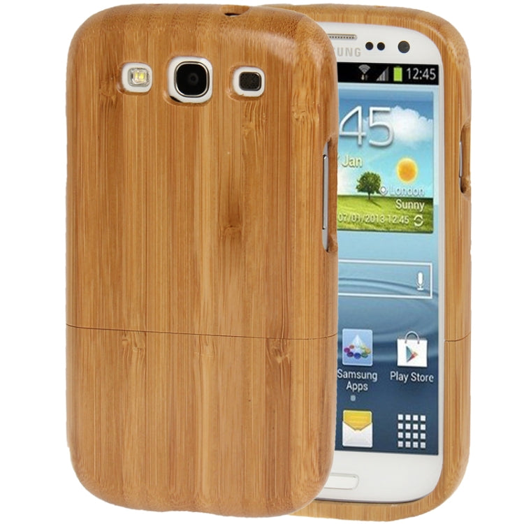 Detachable Bamboo Material Case for Galaxy S III / i9300