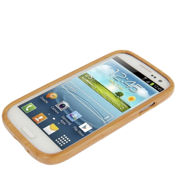 Detachable Bamboo Material Case for Galaxy S III / i9300