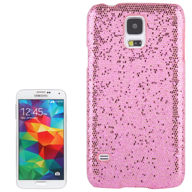Glitter Powder Skinning Plastic Case for Galaxy S5 / G900