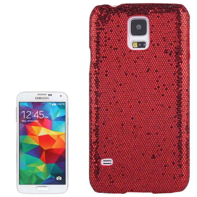 Glitter Powder Skinning Plastic Case for Galaxy S5 / G900