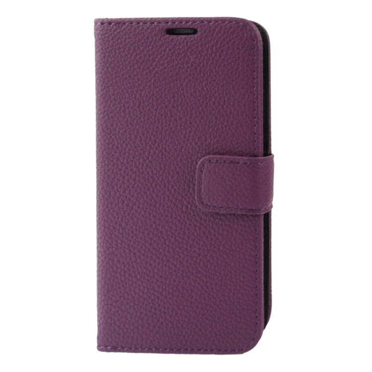 Litchi Texture Horizontal Flip Leather Case with Holder & Credit Card Slots for Galaxy S IV Active / i9295
