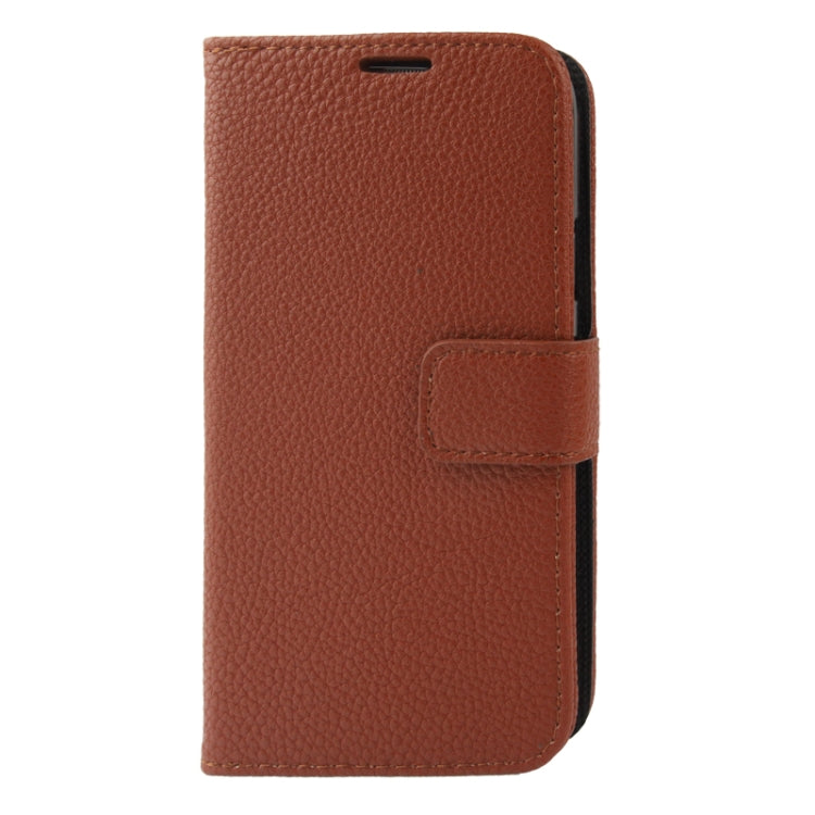 Litchi Texture Horizontal Flip Leather Case with Holder & Credit Card Slots for Galaxy S IV Active / i9295