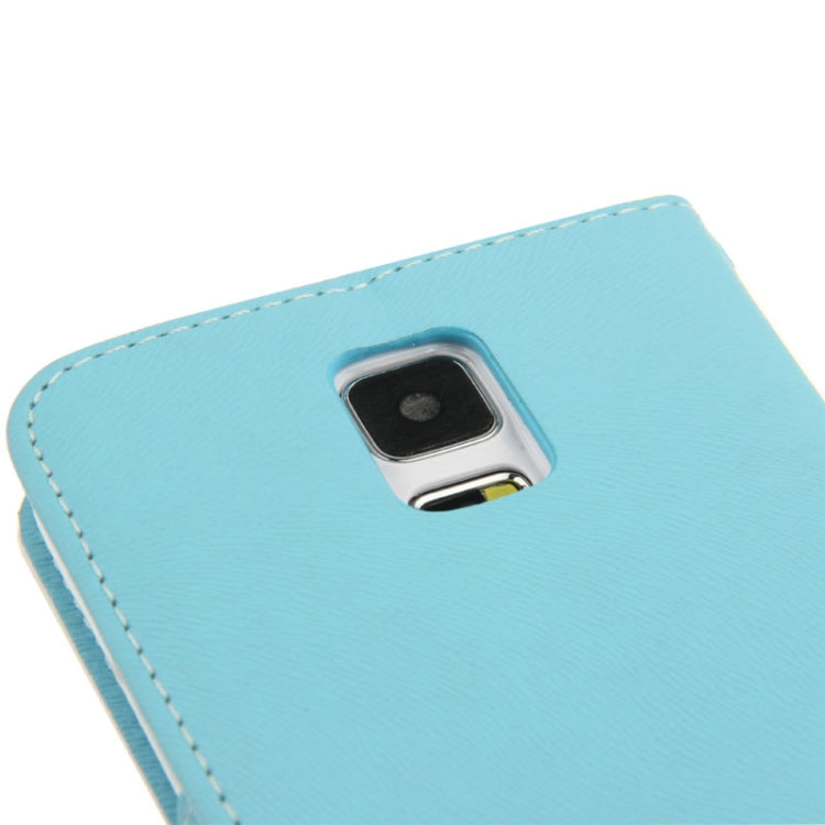 2-color Discoloring Texture Leather Case with Card Slots & Holder for Galaxy S5 / G900