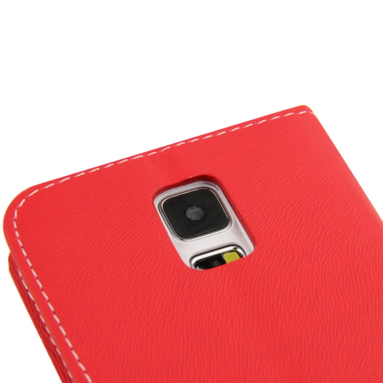 2-color Discoloring Texture Leather Case with Card Slots & Holder for Galaxy S5 / G900