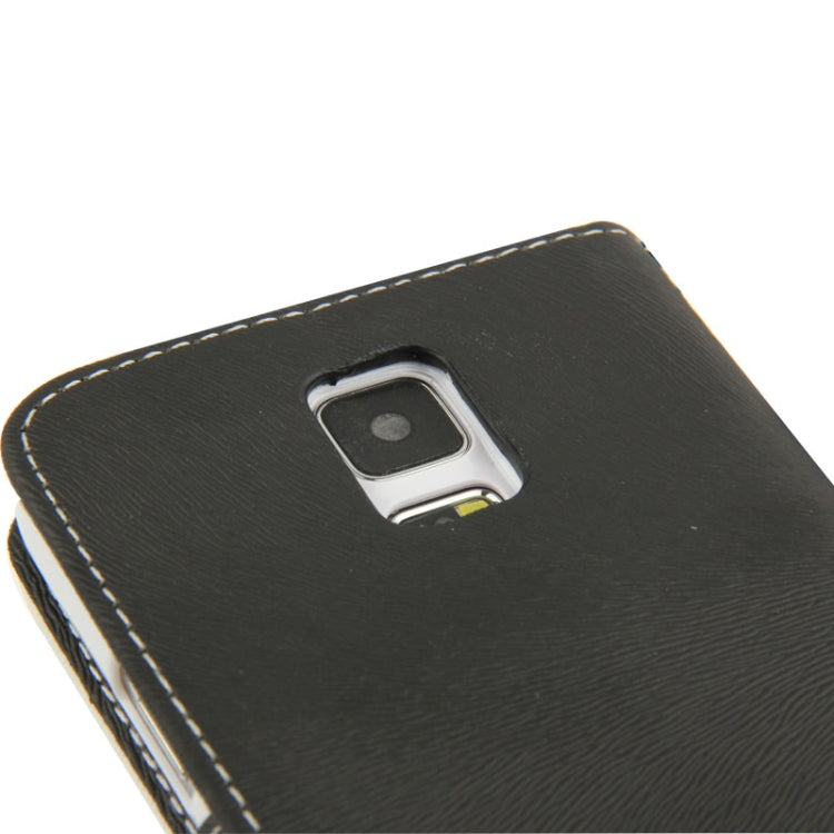 2-color Discoloring Texture Leather Case with Card Slots & Holder for Galaxy S5 / G900
