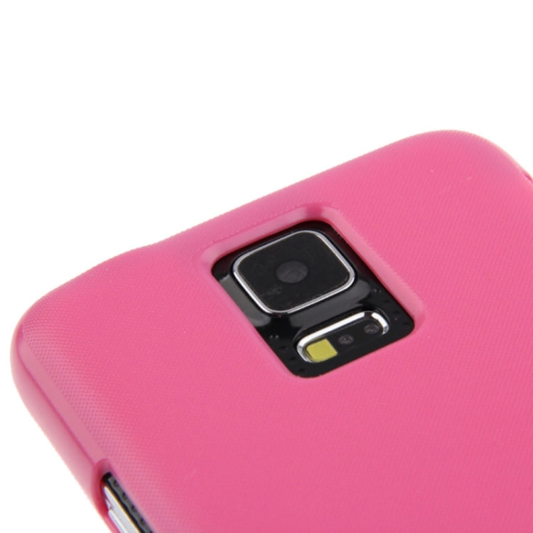 Brushed Texture Horizontal Flip Magnetic Buckle Leather Protective Case for Galaxy S5 / G900