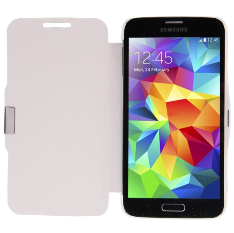 Brushed Texture Horizontal Flip Magnetic Buckle Leather Protective Case for Galaxy S5 / G900