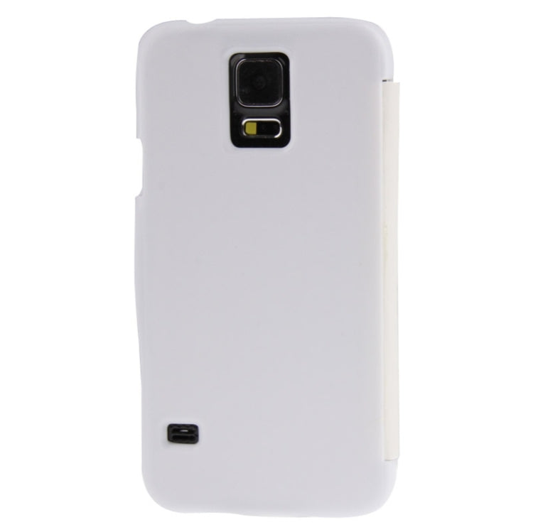 Brushed Texture Horizontal Flip Magnetic Buckle Leather Protective Case for Galaxy S5 / G900
