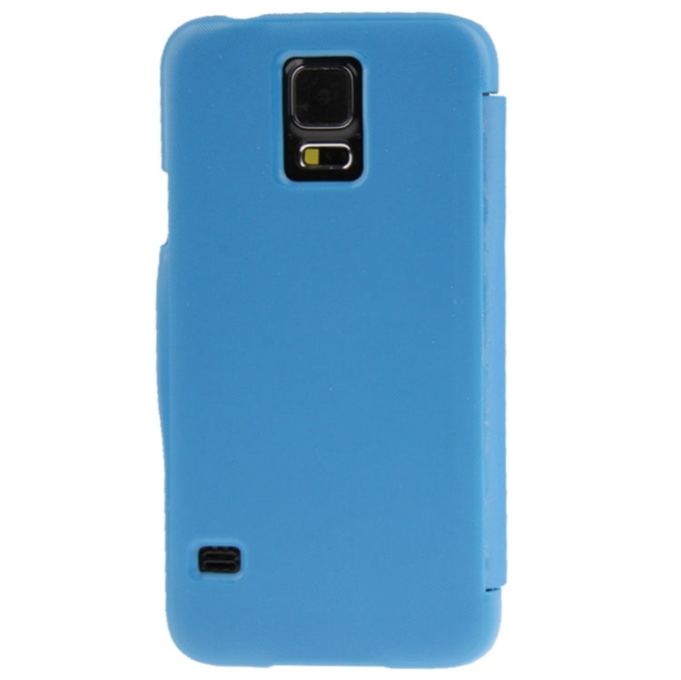 Brushed Texture Horizontal Flip Magnetic Buckle Leather Protective Case for Galaxy S5 / G900
