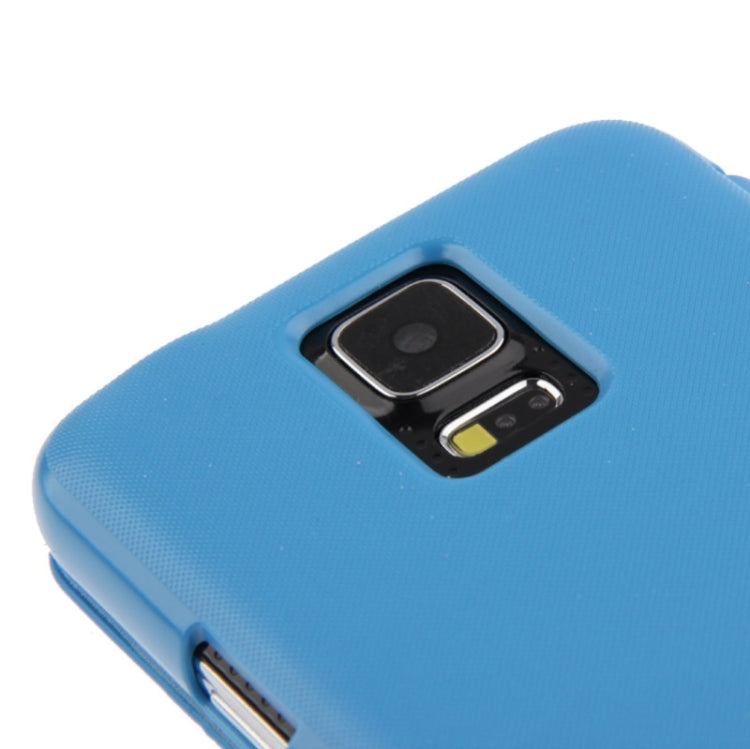Brushed Texture Horizontal Flip Magnetic Buckle Leather Protective Case for Galaxy S5 / G900