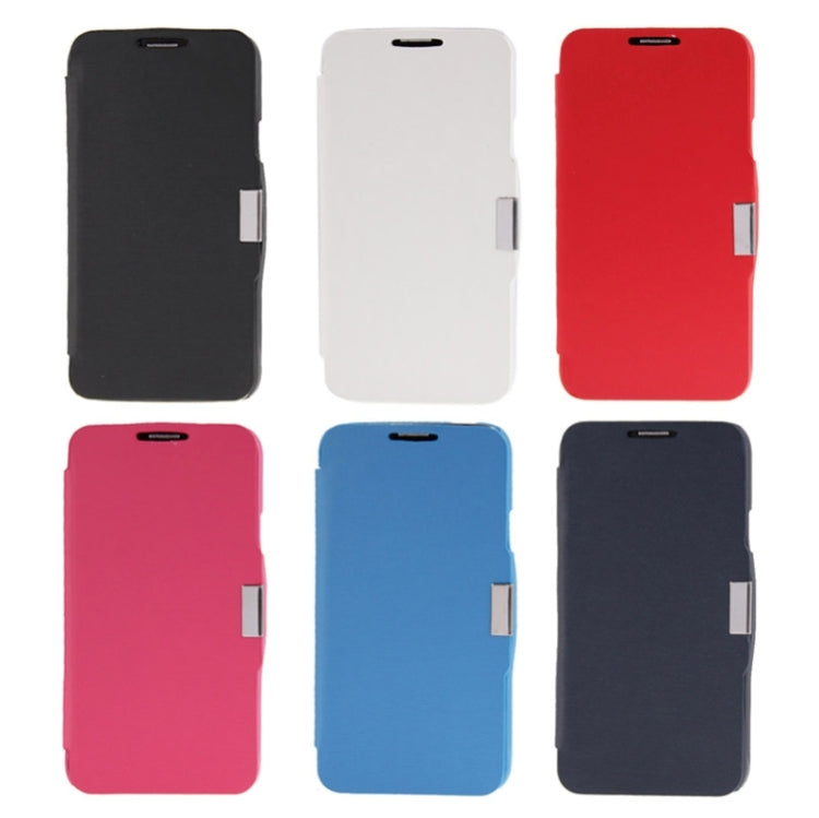 Brushed Texture Horizontal Flip Magnetic Buckle Leather Protective Case for Galaxy S5 / G900