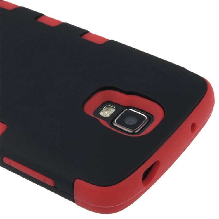 2-color Series Plastic + Silicon Combination Case for Galaxy S IV Active / i9295(Red)