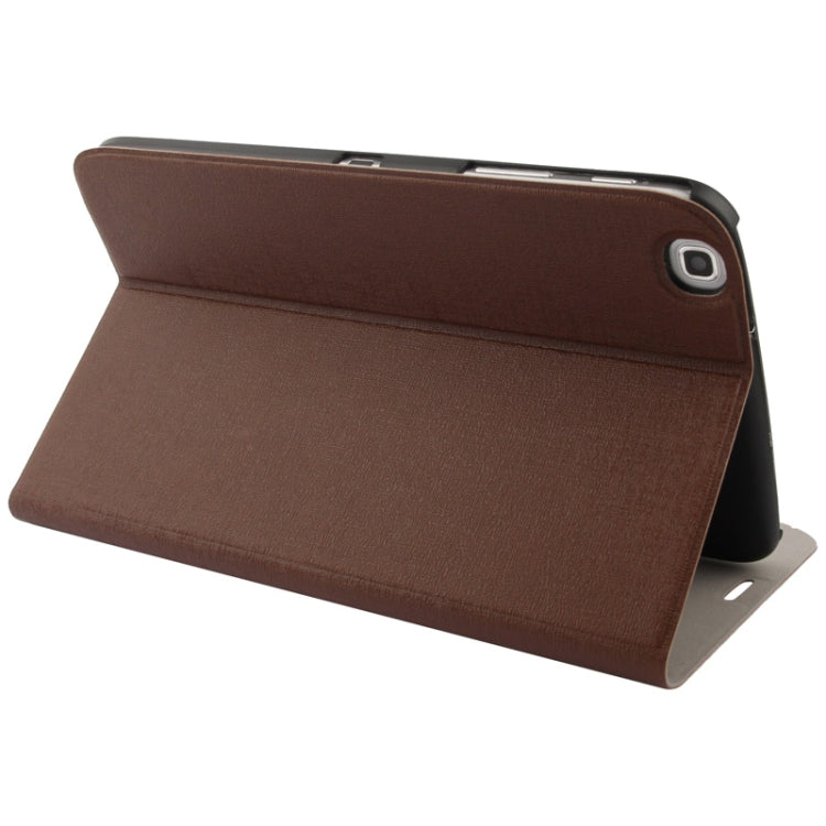 Linen Texture Leather Case with Credit Card Slot for Galaxy Tab 3 (8.0) / T3100 / T3110