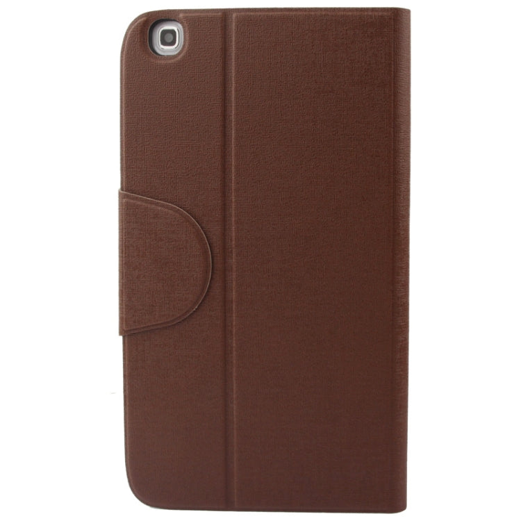 Linen Texture Leather Case with Credit Card Slot for Galaxy Tab 3 (8.0) / T3100 / T3110