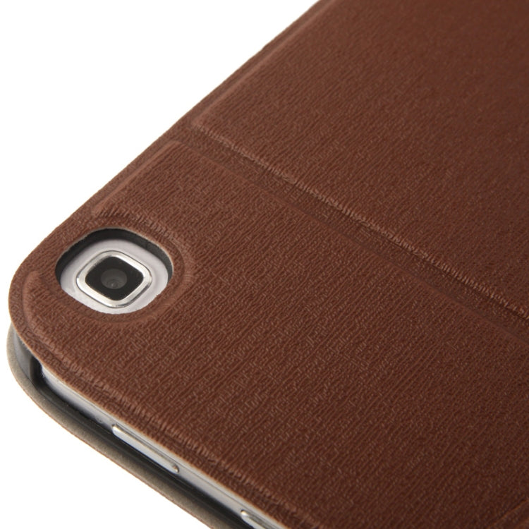 Linen Texture Leather Case with Credit Card Slot for Galaxy Tab 3 (8.0) / T3100 / T3110